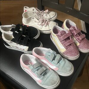 Vans Kids Sneakers - Black, Pink, White, Blue